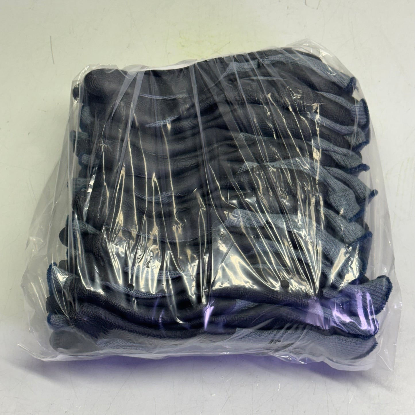 SHOWA ATLAS 300 (12 PAIR) Palm-Dipped Rubber Coating Work Gloves Sz 8/M, Black