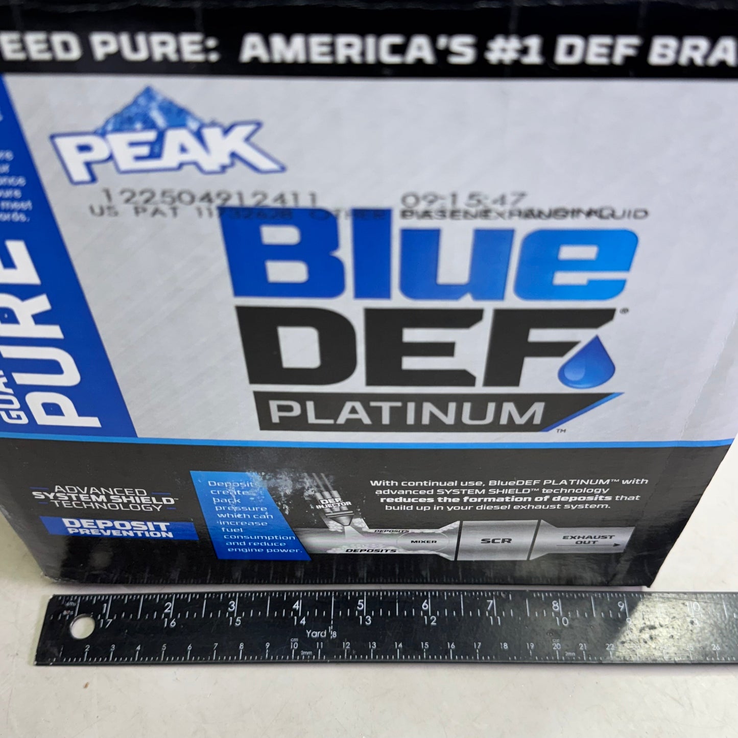 ZA@ PEAK Blue Def Platinum 2.5 Gal. Diesel Exhaust Fluid DEG002 (New) A