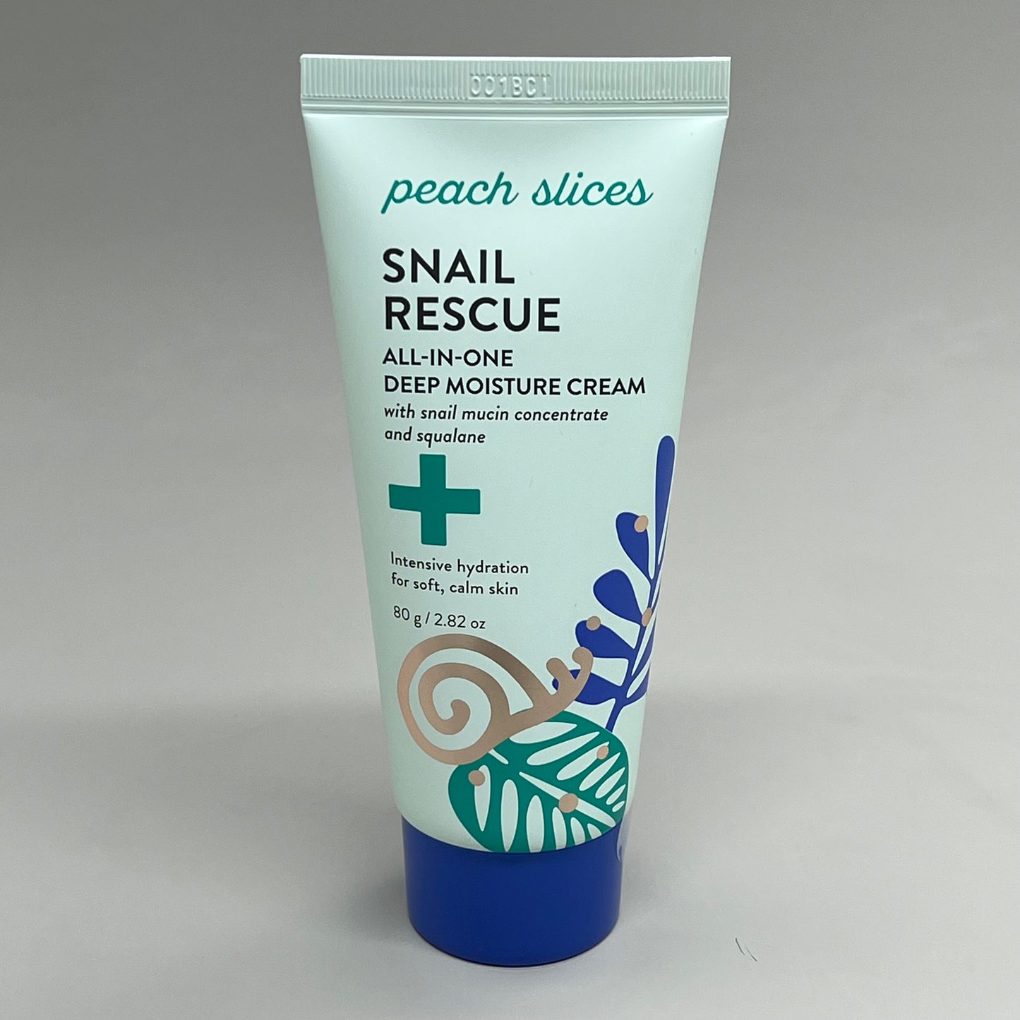 PEACH SLICES (2 PACK) Snail Rescue All-In-One Deep Moisture Squalene Cream 2.82 oz