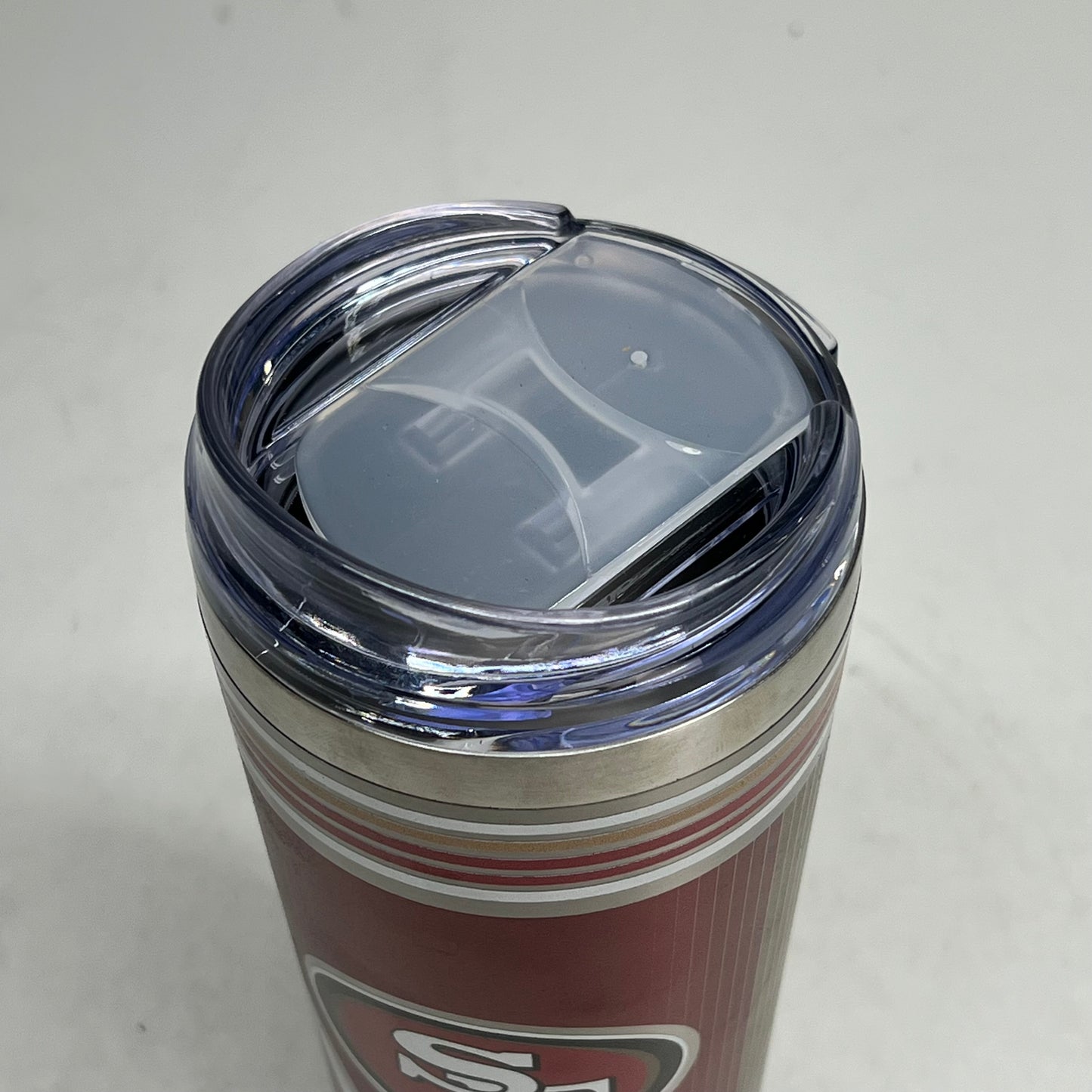 NFL San Francisco 49ers Roadie Stainless Steel Tumbler 18oz Red/Gold 6926
