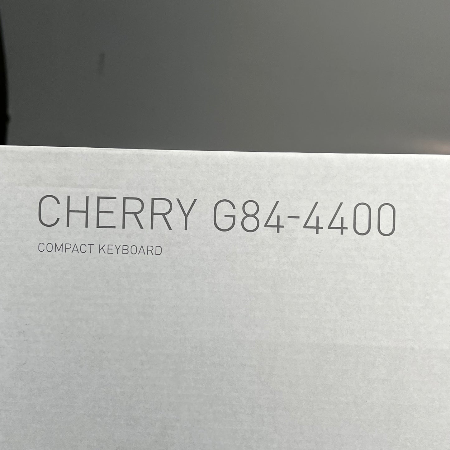 CHERRY Compact Keyboard W/ Trackball & Mouse Buttons 83 Key  Black G84-4400