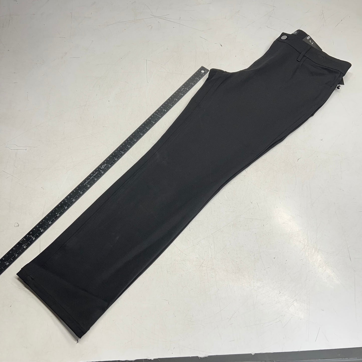 JONES New York Lexington Straight Leg Pants Women's Sz 12 Black  18058961-002