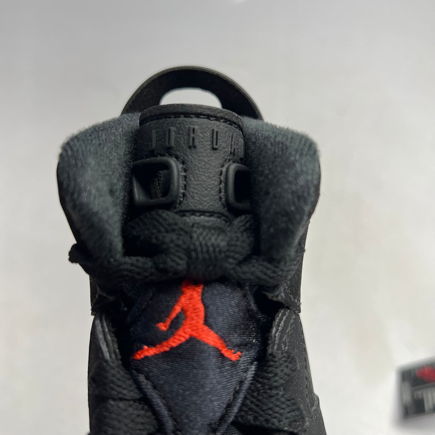 AIR JORDAN Kids Preschool 6 Retro Basketball Shoes Boys Sz 10 5C Black/Crimson