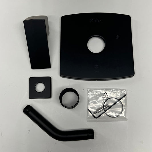 PFISTER Minimalist Modern 1 Handle Shower Trim Kit  Matte Black R89-7PFMB