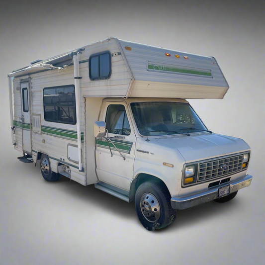 1988 FORD Ecoline 350 ELITE RV / Camper (Starts, Runs, AS-IS)