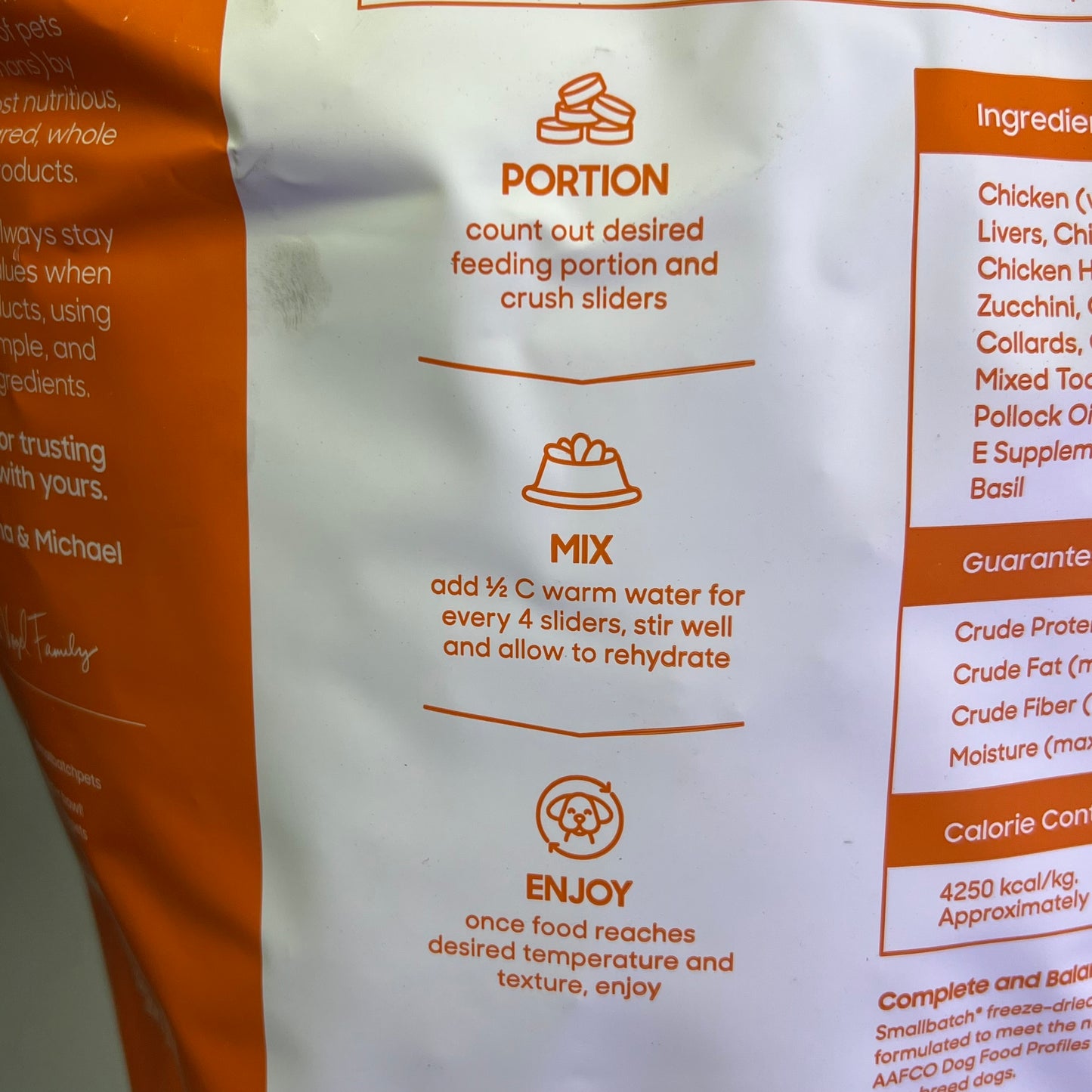 ZA@ SMALL BATCH Freeze Dried Sliders For Dogs Chicken Recipe 25 Oz Bag BB 09/26 A