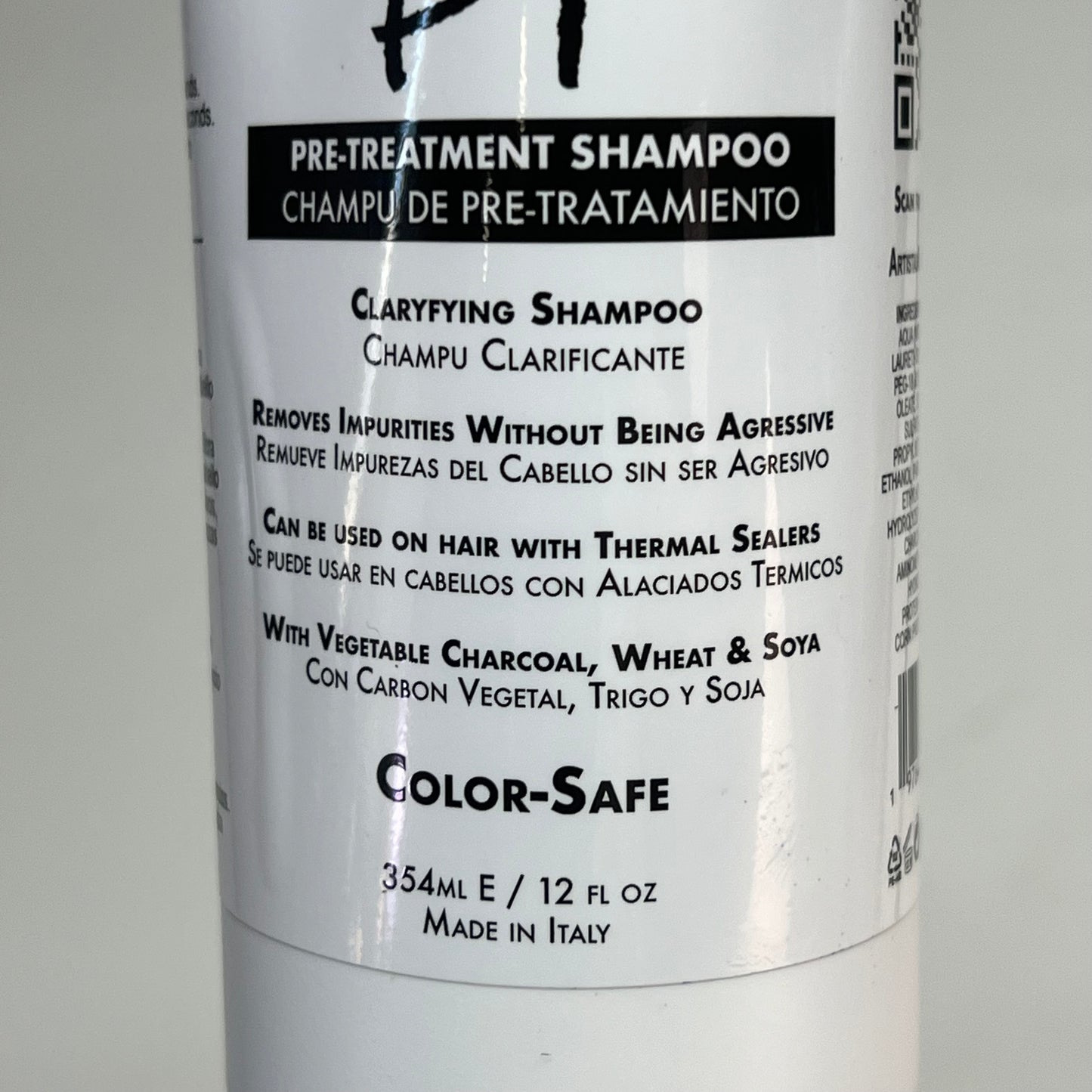 ARTISTAS A LA OBRA PT Clarifying Shampoo Neutral PH For Preparation 12 fl oz