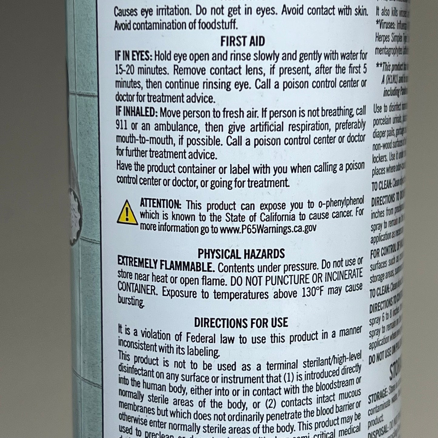 CHAMPION SPRAYON (12 Case) Phenol Disinfectant 15.5 oz Aerosol Cans RJS-5160