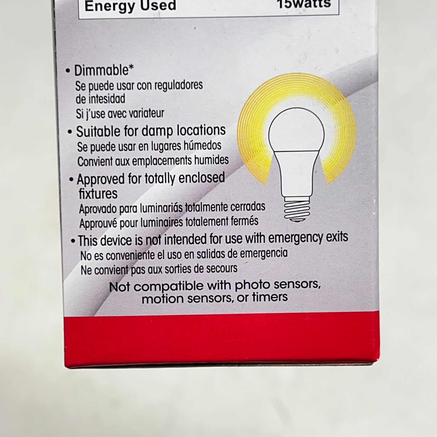 SATCO (6 PACK) Led Light Bulbs 15W LED A19 3000K 1600 Lumens Soft White S29816