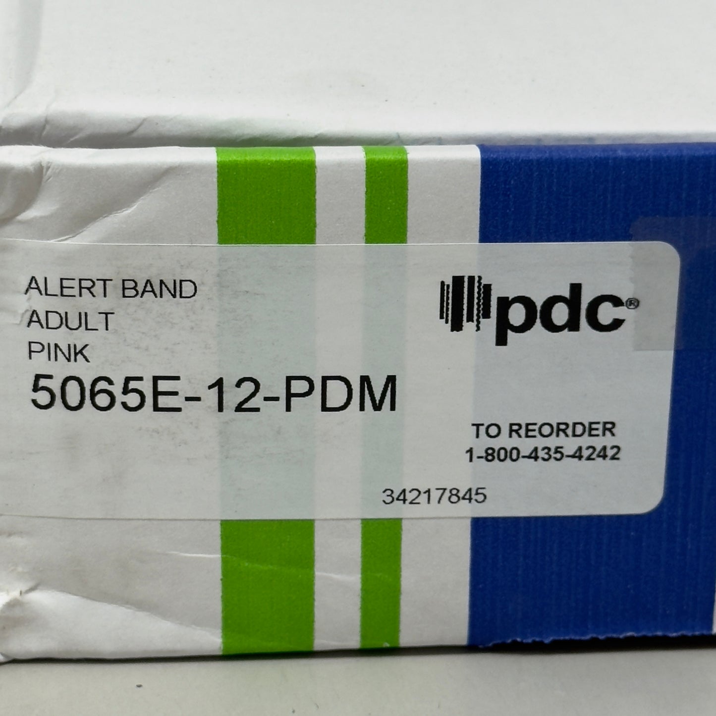 PDC (500 PC) Alert Wrist Band Bracelets Restricted Extremity Pink 5065E-12-PDM