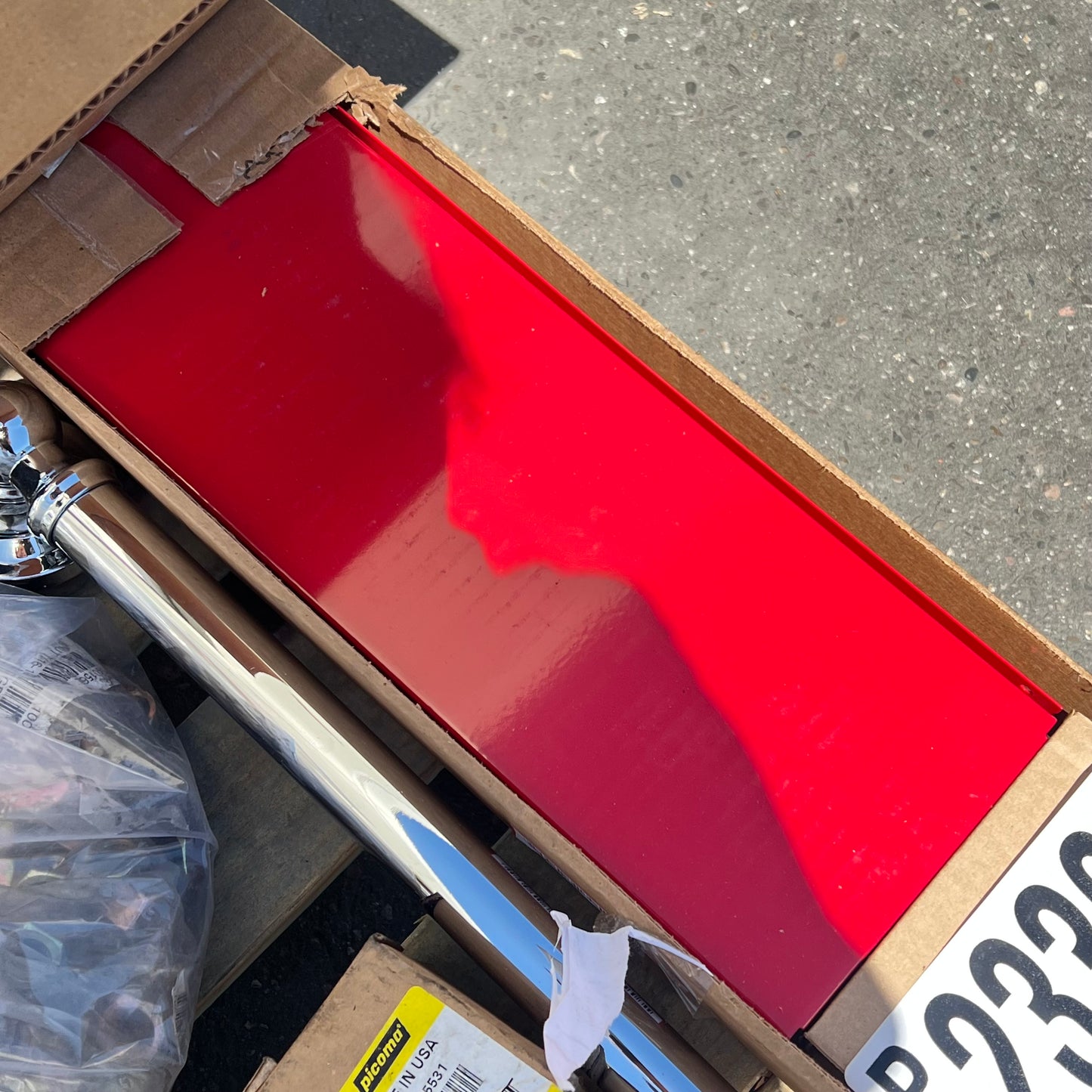ZA@ Pallet of MIXED Hardware, Brackets, Electrical, Display Set Up Parts W/ Case & More (AS-IS)