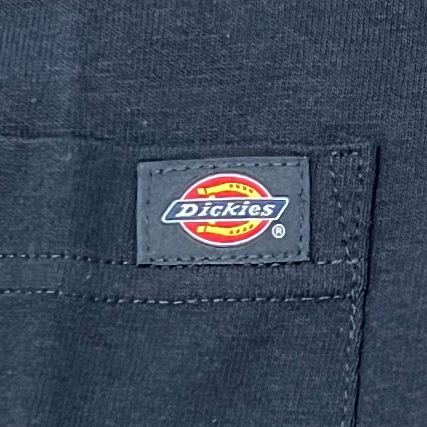 DICKIES Heavyweight Fabric Long Sleeve Pocket T-Shirt Men's Sz M Dark Navy WL450DN