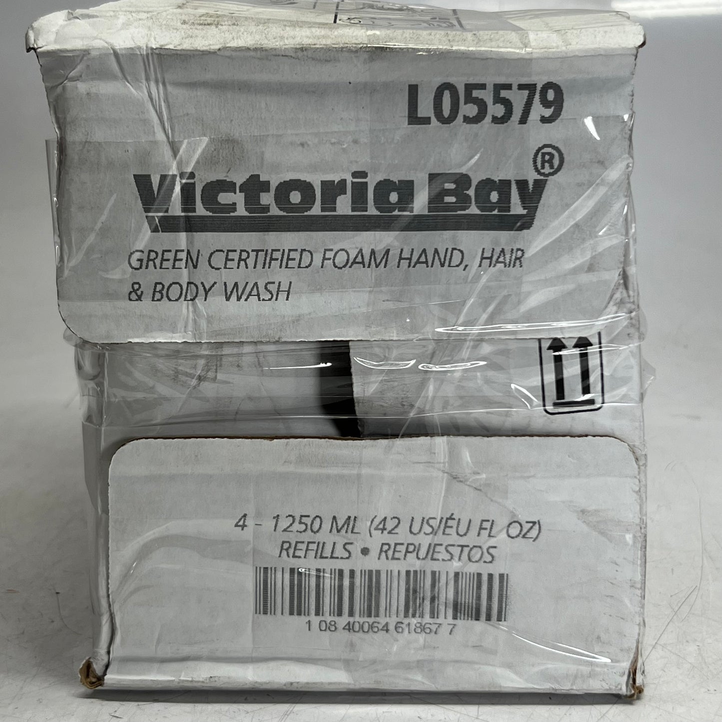 ZA@ VICTORIA BAY (4 PACK) Foam Hand Wash Soap 42 fl. oz. Green BB 10/26 L05579 (New Other, Distressed Box) A