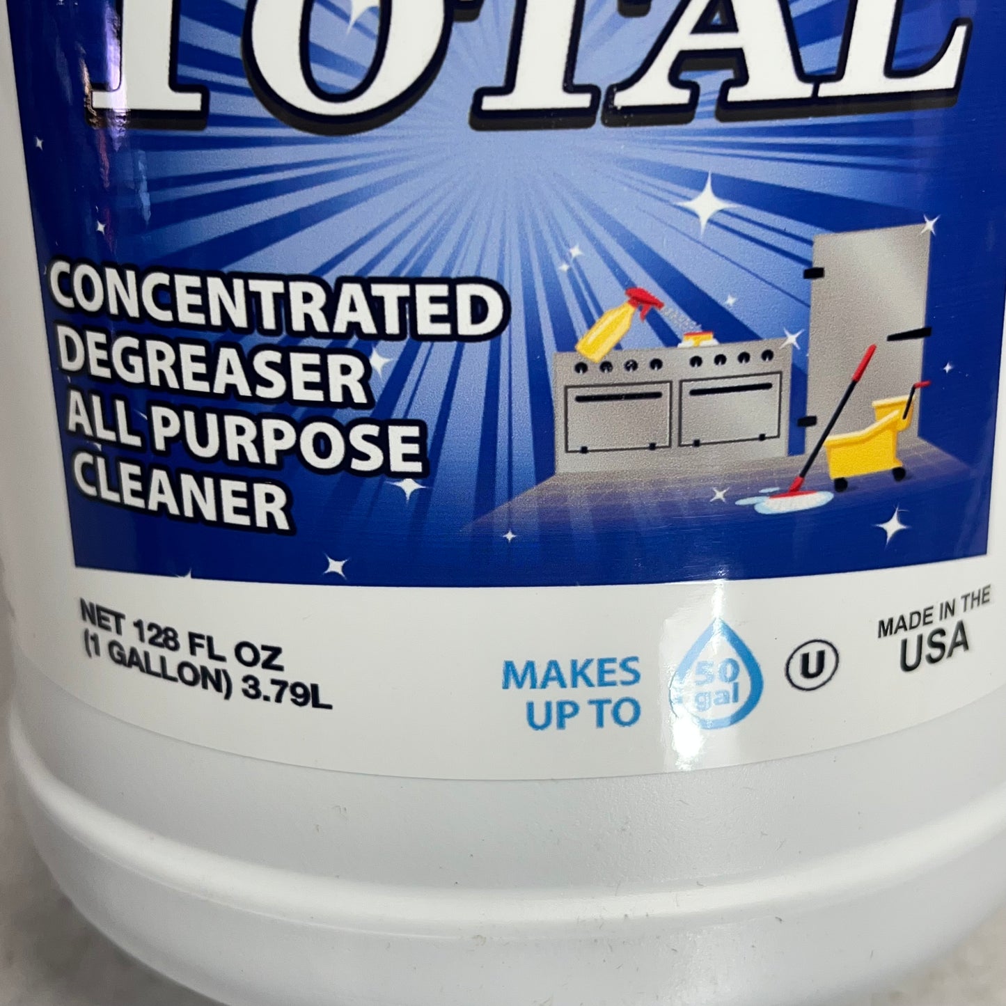 ZA@ SKYLINE  Pro Cleaning Solutions Total Concentrated Degreaser Cleaner 1 Gallon