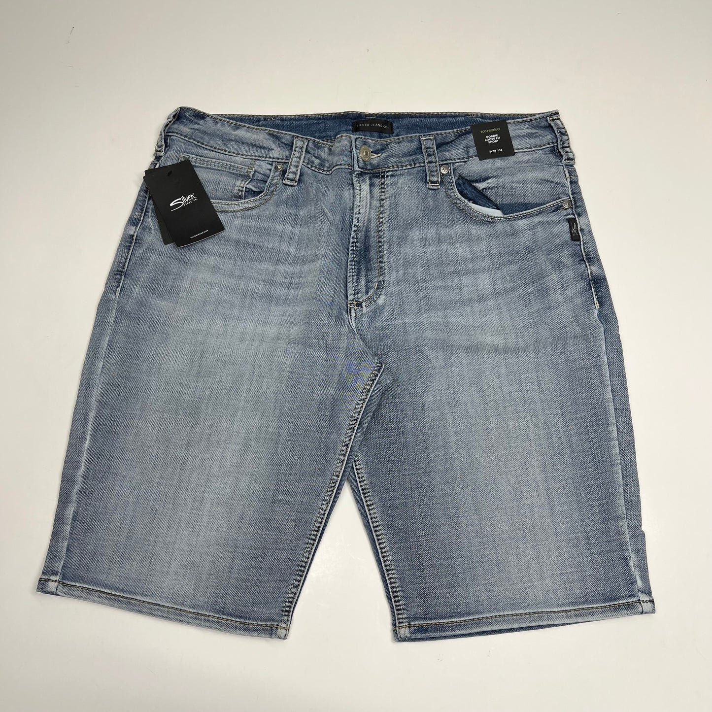 SILVER JEANS CO Gordie Loose Fit Short Eco Friendly Women's Sz 38/13 Indigo