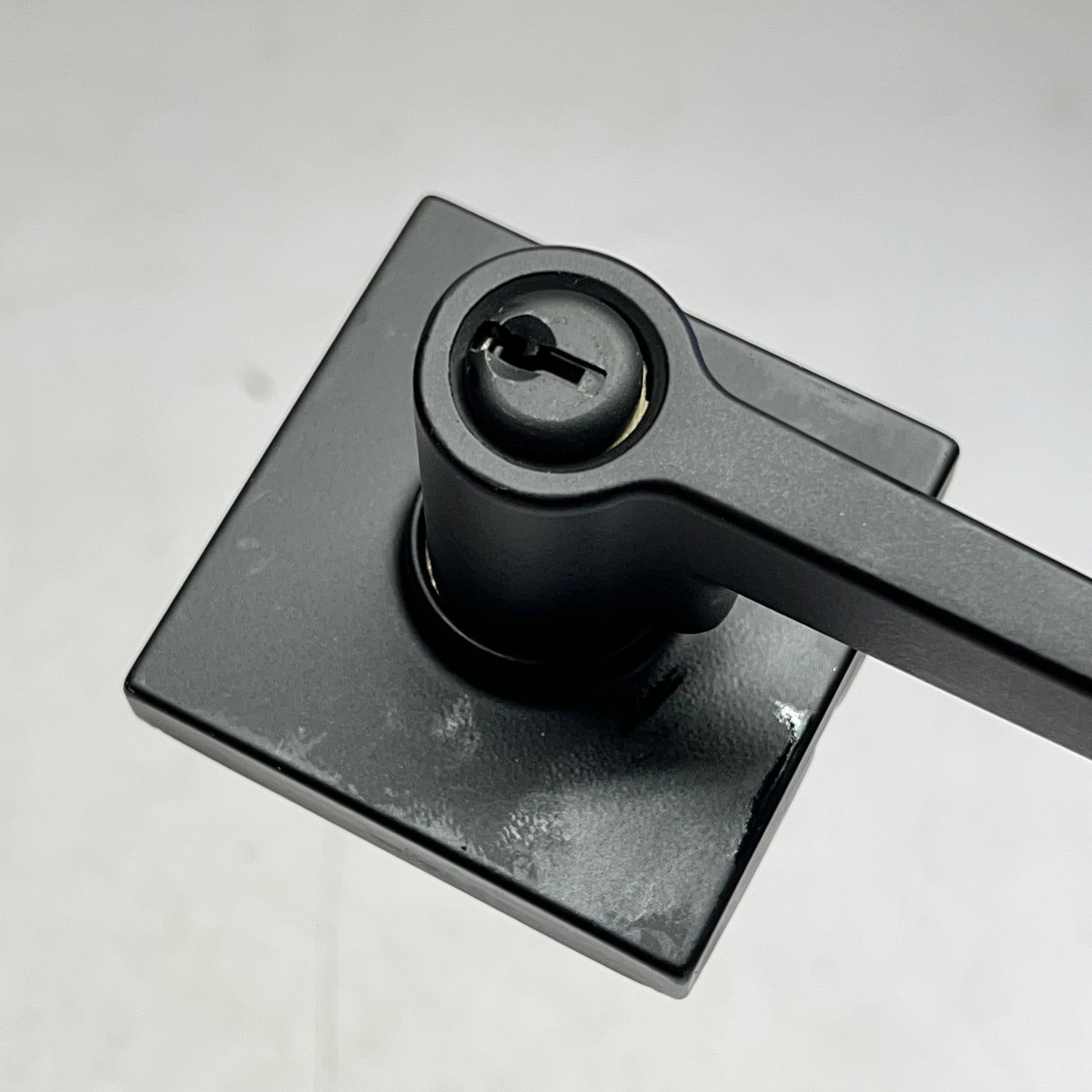 KWIKSET Daylon Entry Levers Safe Lock Adjust Backset Matte Black 9SL60000-024