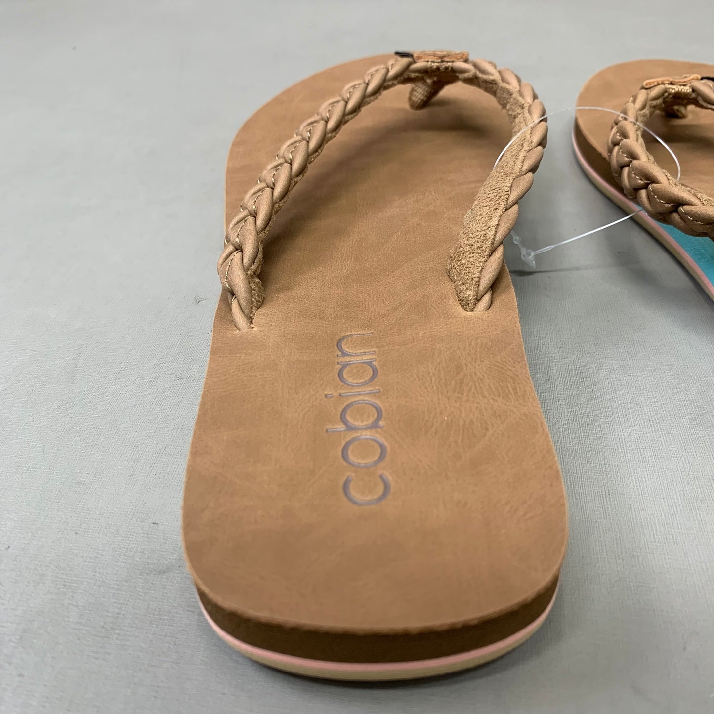 COBIAN Braided Pacifica Sandals Women's SZ 9, EU 41 TAN BBP23-230-9