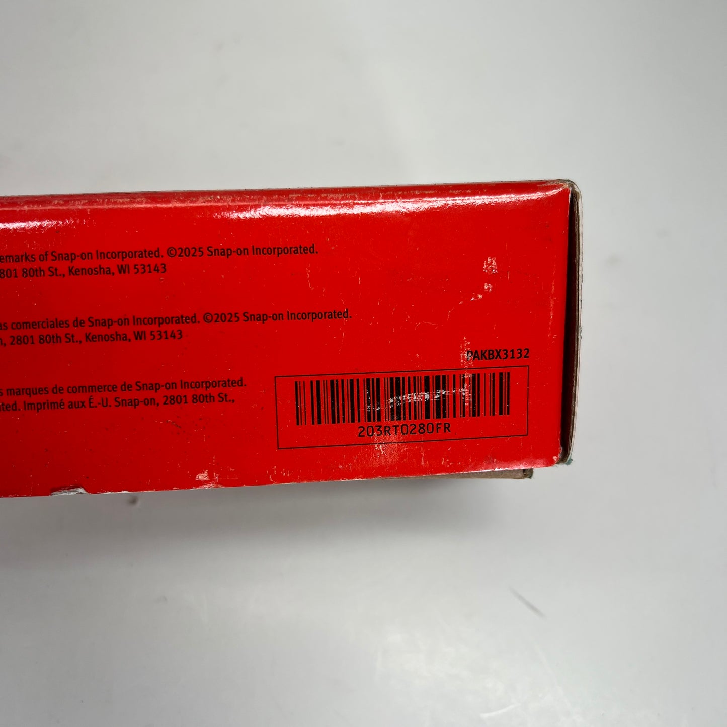 SNAP ON Mixed Ratchet Set Pro Fit Organization  3 Piece - 3/8"Drive  203RT0280FR