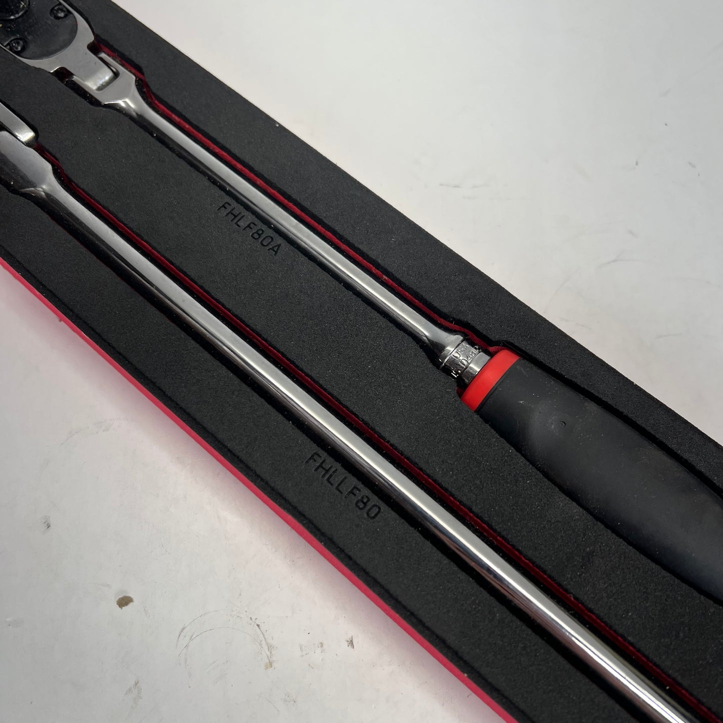 SNAP ON Soft Grip Flex Head Ratchet Set 4 Pc - 3/8" Drive 204RT04FR (As-Is)