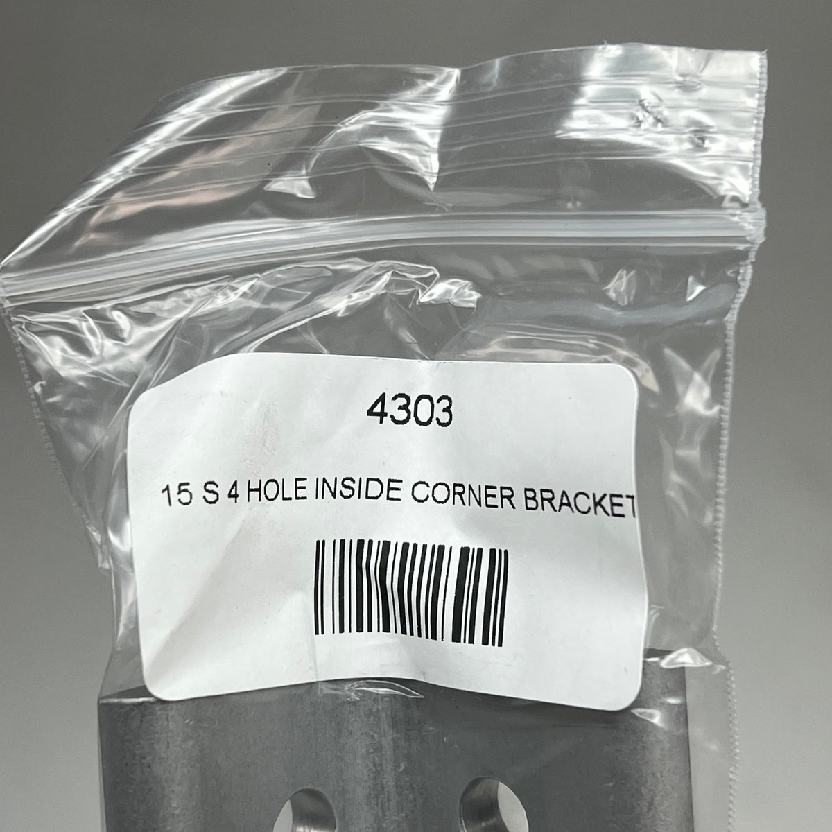 80/20 (10 PACK) 15 Series 4 Hole Wide Inside Corner Bracket 4 Hole 4303