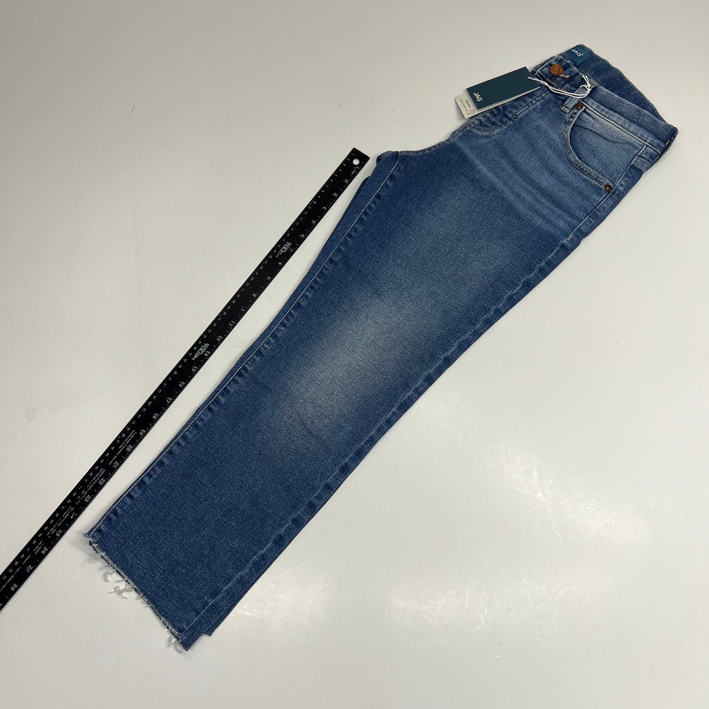 JAG Valentina High Rise Straight Crop Jeans Women's Sz 8/26 Medium Wash