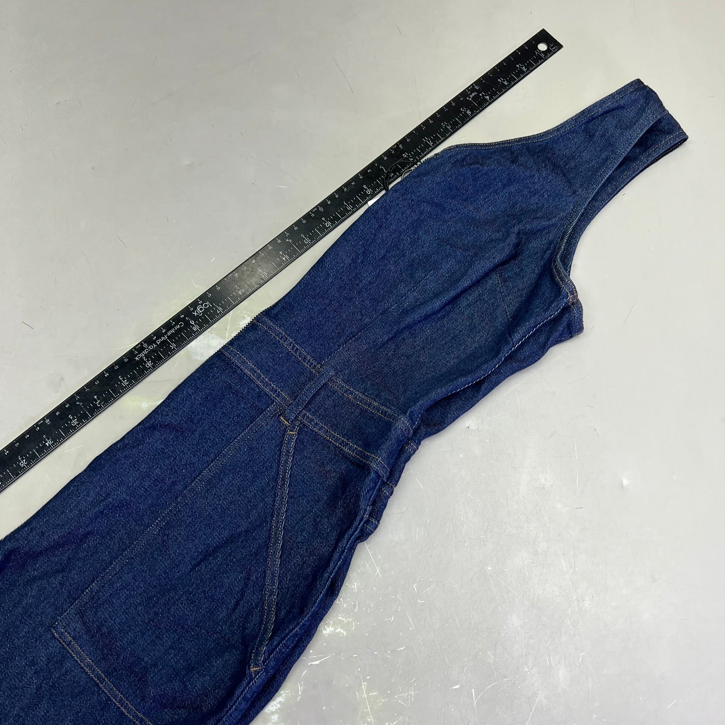 7 FOR ALL MANKIND Soft Denim Zip Up Jumper Womens Sz M Dark Blue AU7190865A WLSR