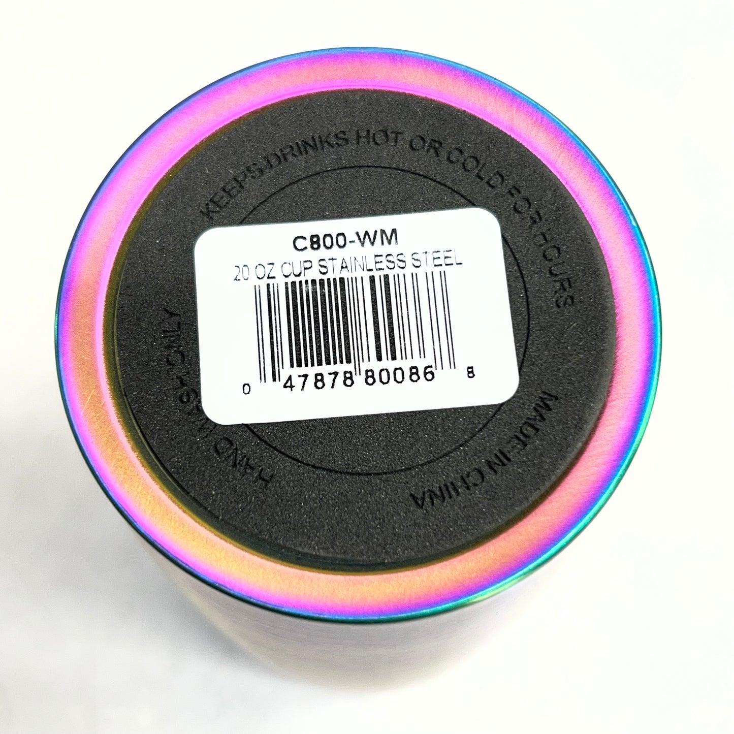 US PALY 20 Oz Stainless Steel Tumbler with Design, Neo Chrome C800-WM