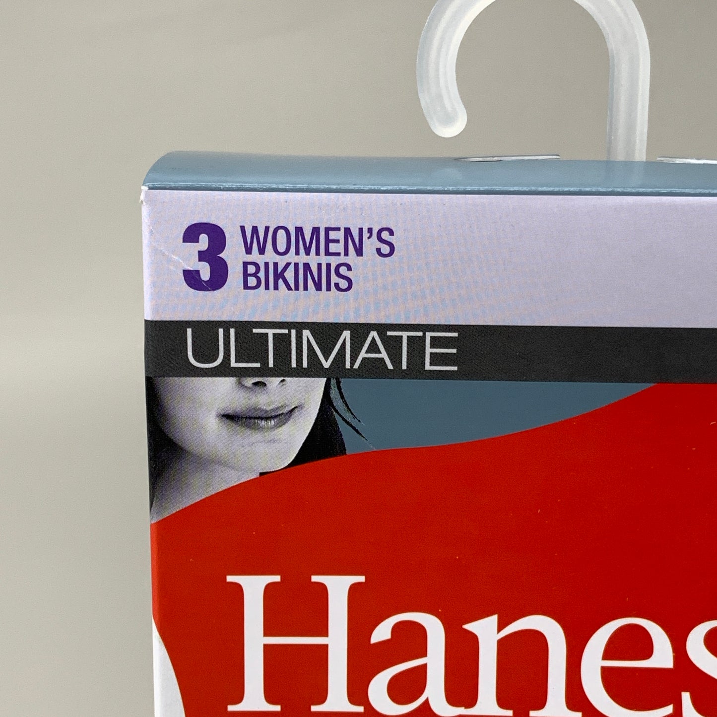 HANES 3 PACK!! Originals Women's Breathable Cotton Bikinis Underwear Sz 8/XL Navy/White/Floral 45UOBK