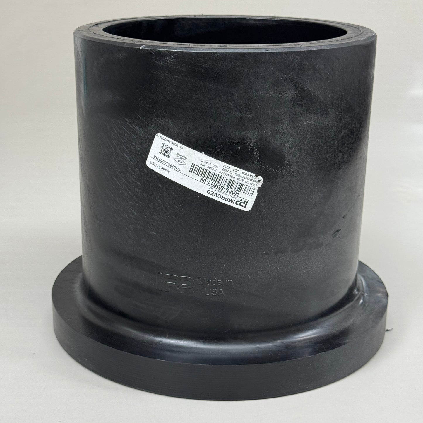 PP IMPROVED Butt Fusion Polyethylene Flange Adaptors PE4710/PE100 HDPE-SDR11-08