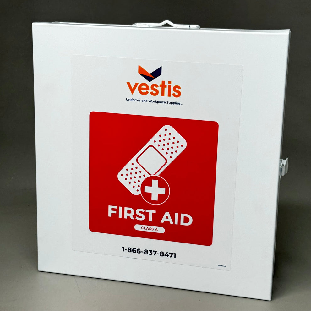 VESTIS FIRST AID 50 Person Large Metal With Medication BB 01/2