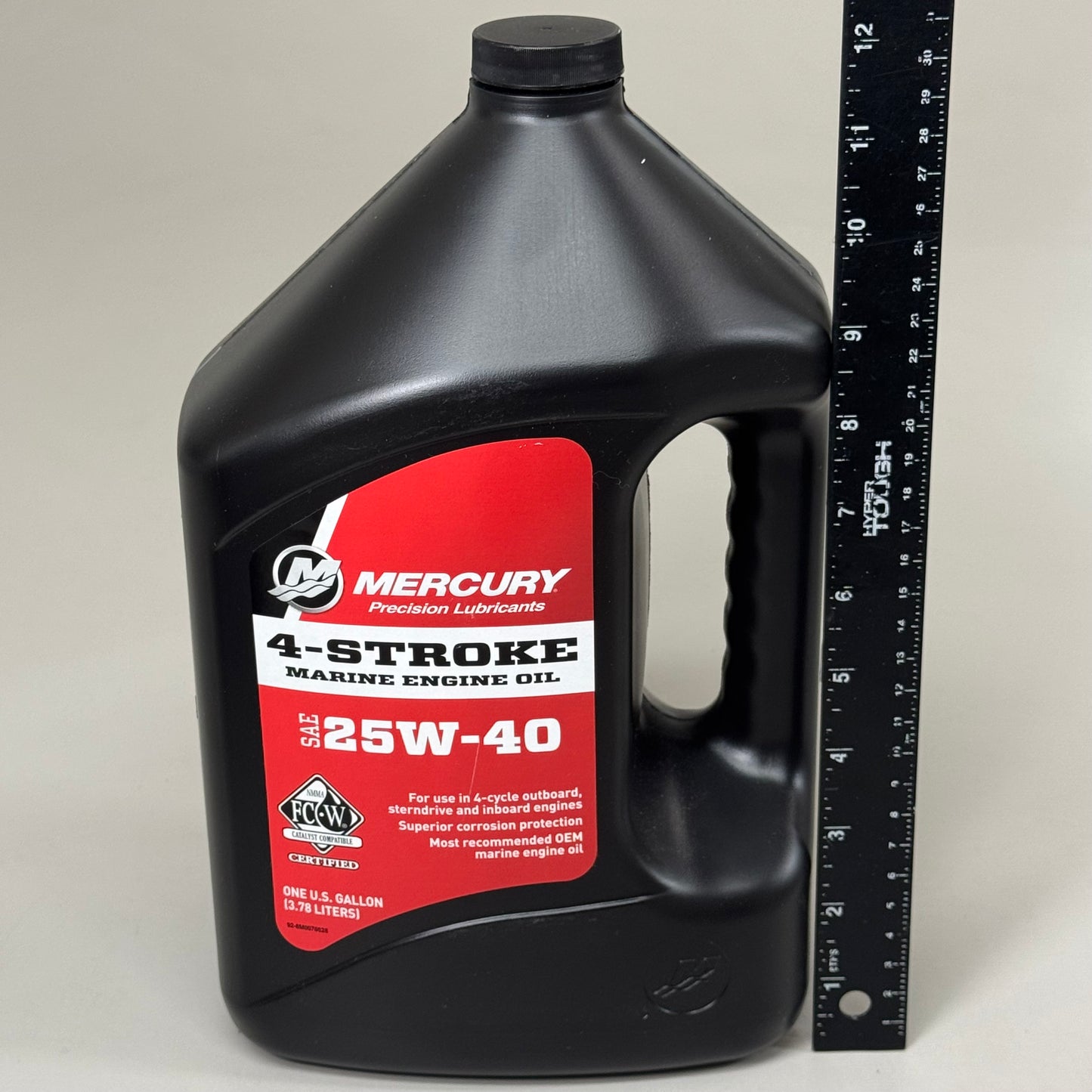 MERCURY 4-Stroke Marine Engine Oil SAE 25W-40 Use in 4 Cycle Outboard 8M0078628