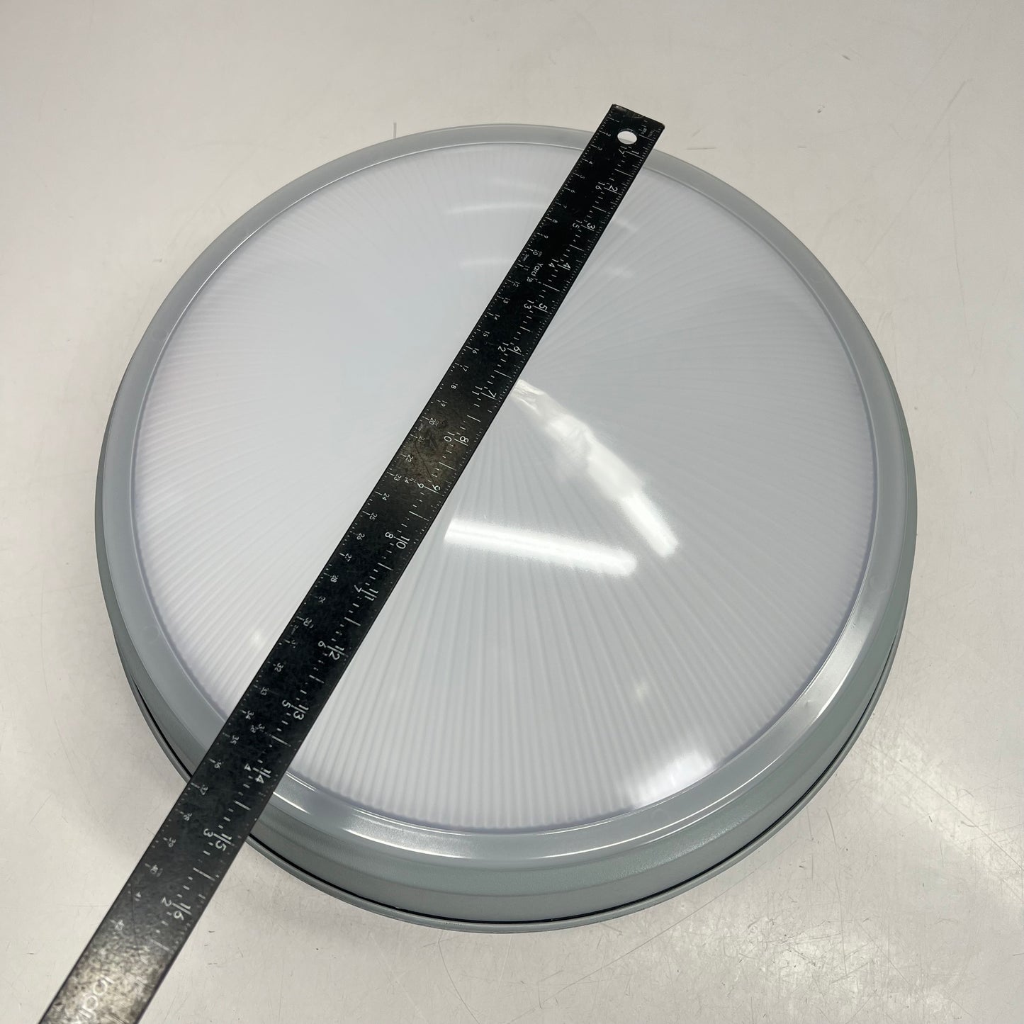 KENALL Millennium Round Light 17" Dia White MR17FL-PP-LG-25L-40K-DV-FS-LEL-SA