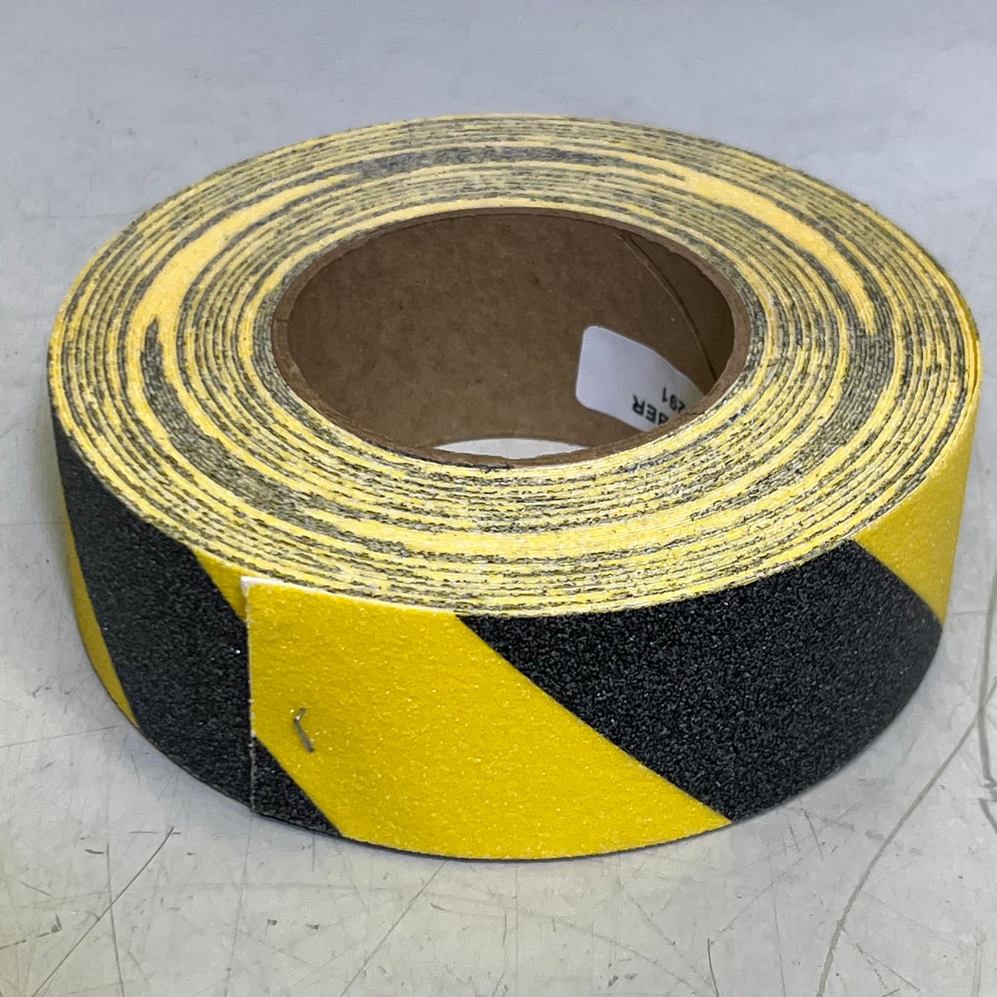 ZA@ SAFETY TRACK (3 PACK) Adhesive Sandpaper, Yellow/Black Stripe Sz 2" x 60ft 125182 B