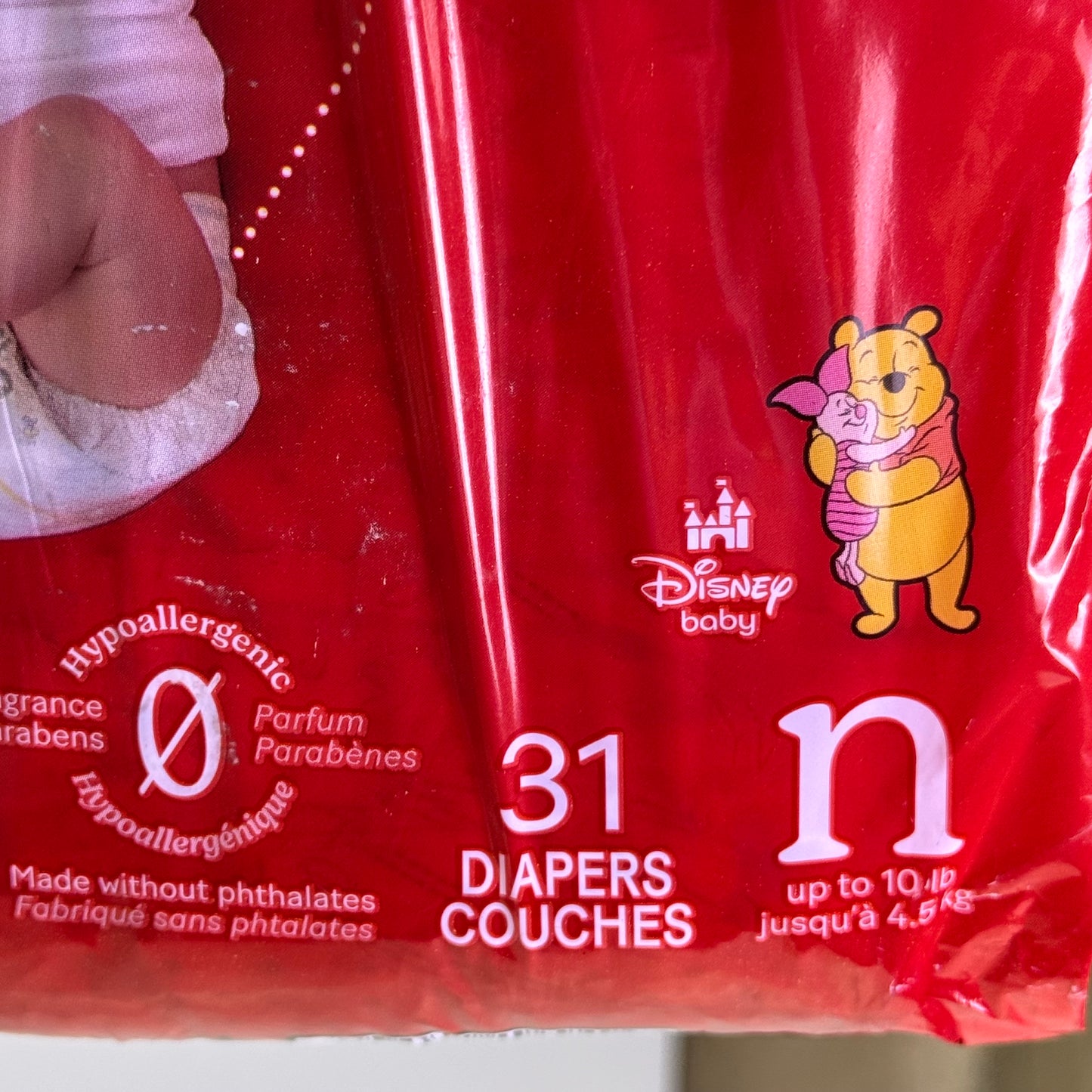 HUGGIES (62 DIAPERS) Little Snugglers Diaper Unisex Newborn, White