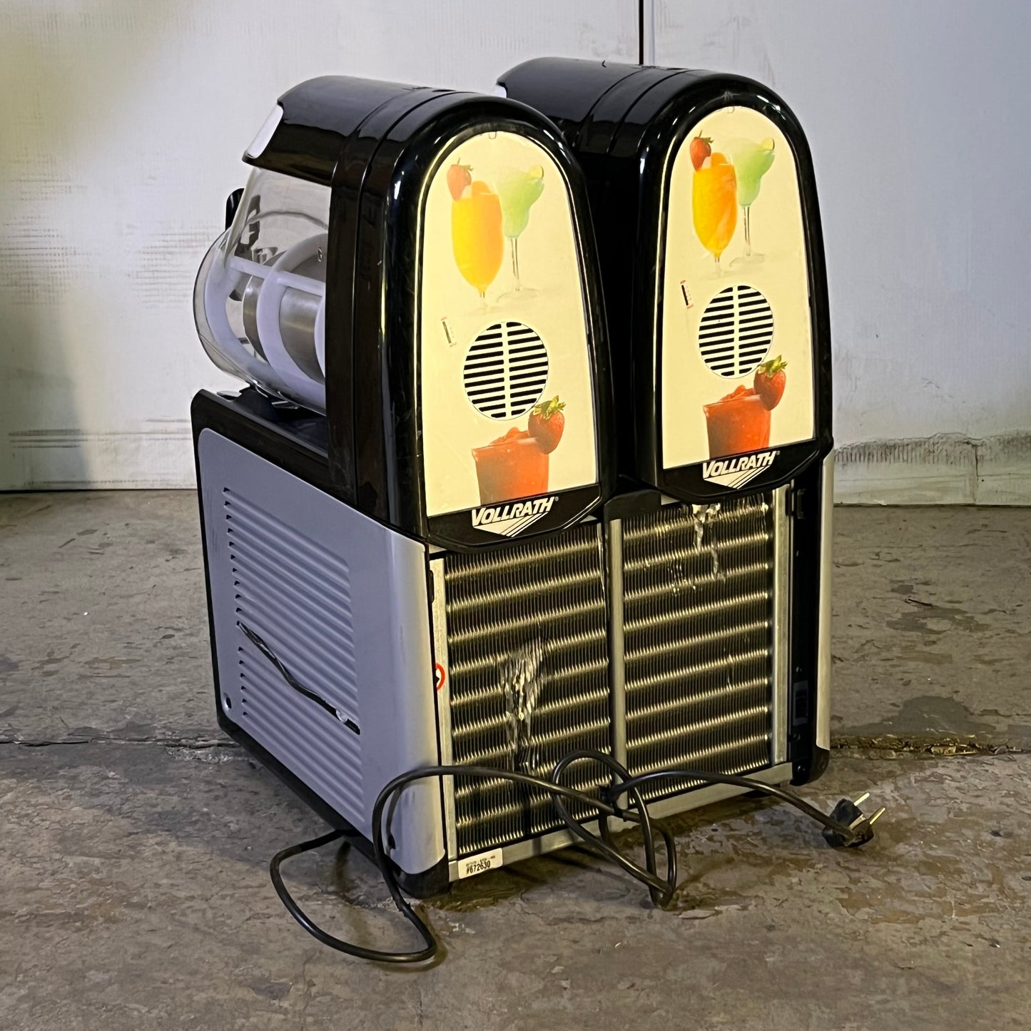 VOLLRATH Granita Machine Frozen Beverage Dispenser 1.58 Gal Bowls VCBA128-302 (AS-IS, Damage to the ventilation grille)
