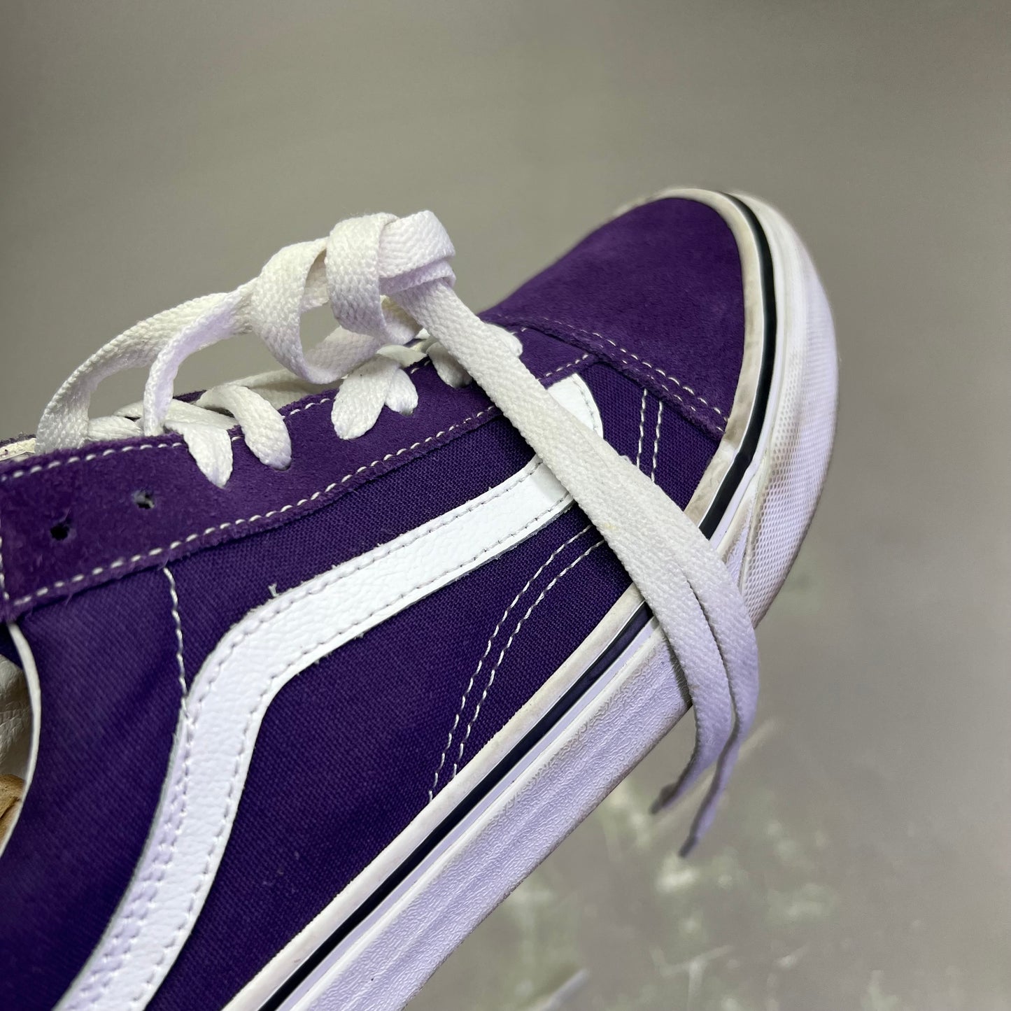 VANS Old Skool Of The Wall Sneakers Men's Sz 7 Women's Sz 8.5 Purple (Pre-Owned)