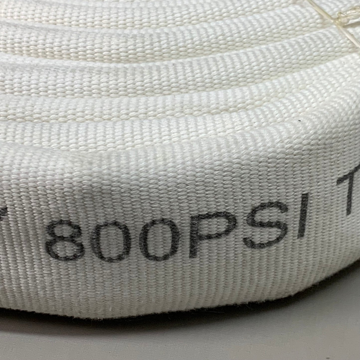 AHERN Double Jacket Industrial Polyester Hose 1.5" x 50' White 800PSI 205234 (New)