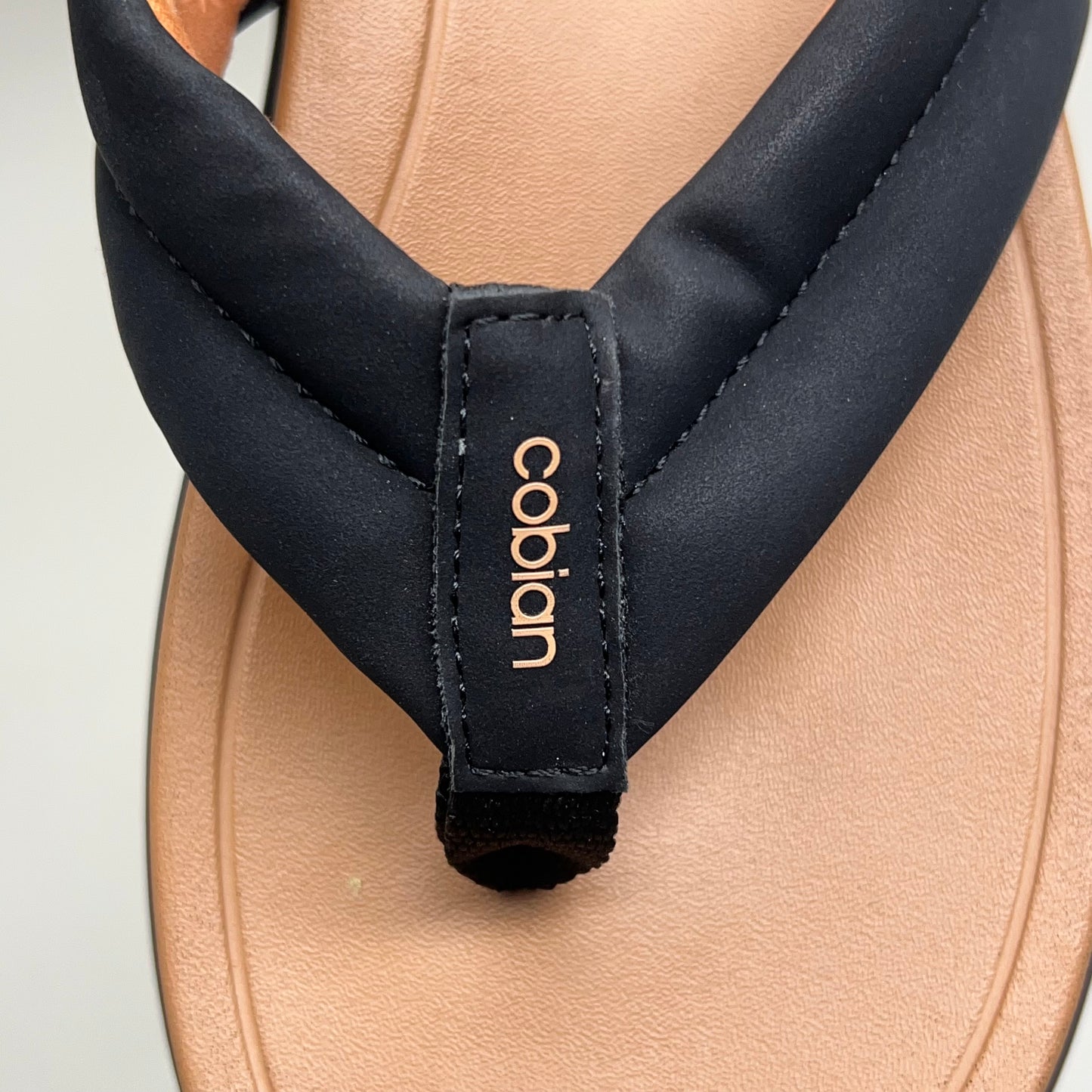 COBIAN Darby Synthetic Suede Strap Sandals Women's SZ 7, EU 37 Black DAR24-001-7