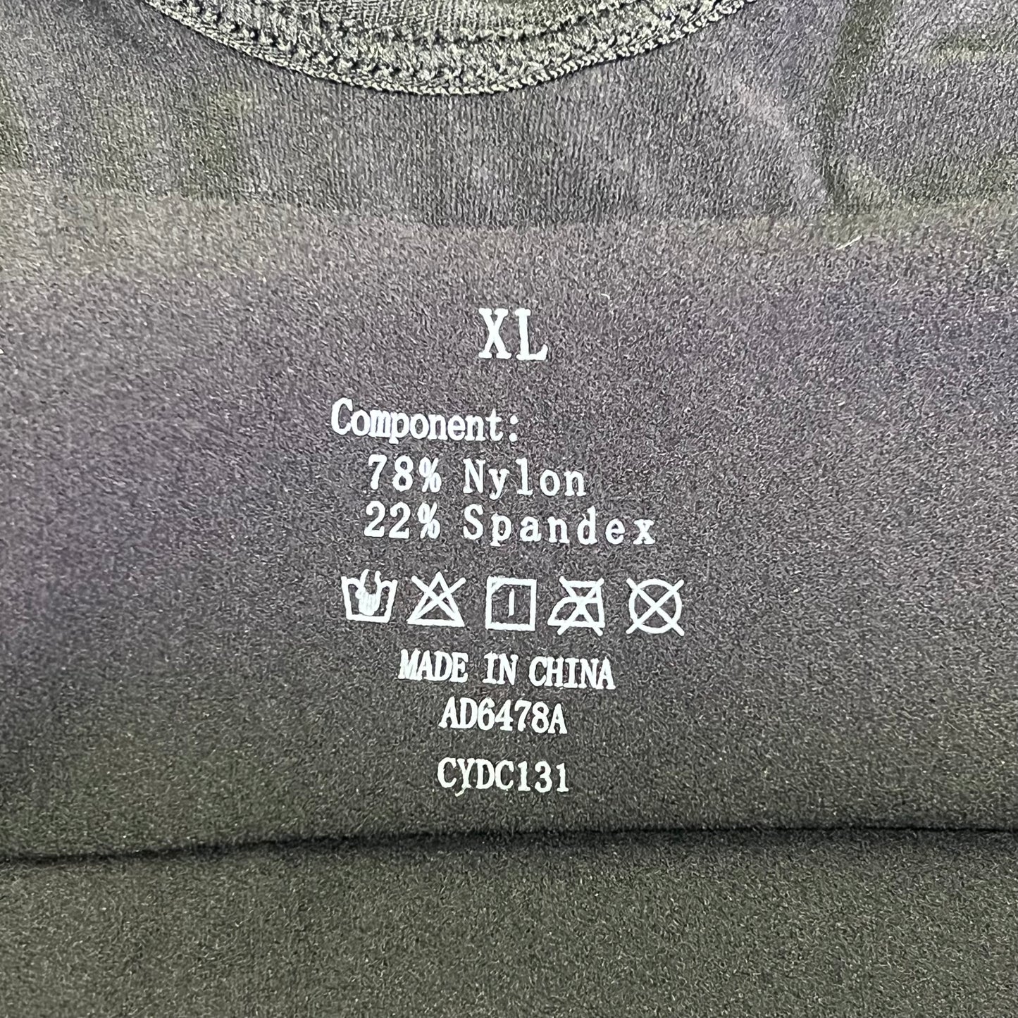 LUXMERY Breathable Stretch Fabric Low Back Sculpting Body Suit Sz XL Black