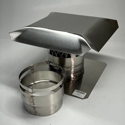 M-FLEX Smoothwall Flexible Chimney Liner Insert Kit 6"x 25' Chrome SW625BK
