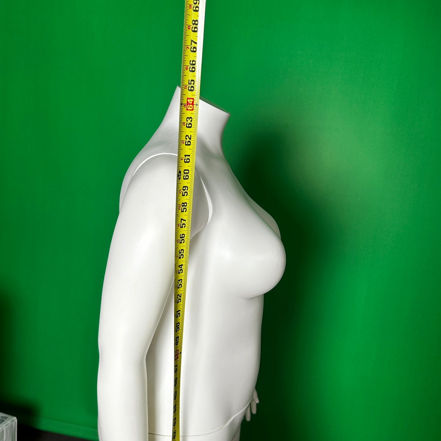 Natasha.16 Female Mannequin White/Black Base 65"T