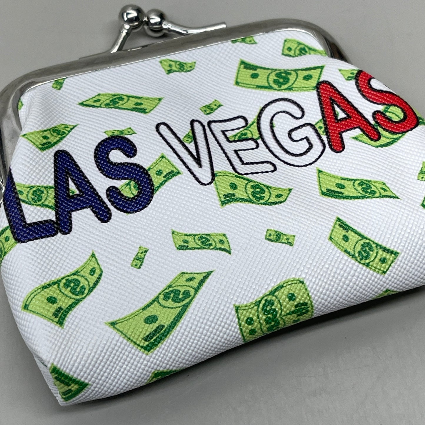 LAS VEGAS 3-PACK! Welcome to Fabulous Las Vegas Coin Purse Souvenirs 4" x 4" Money