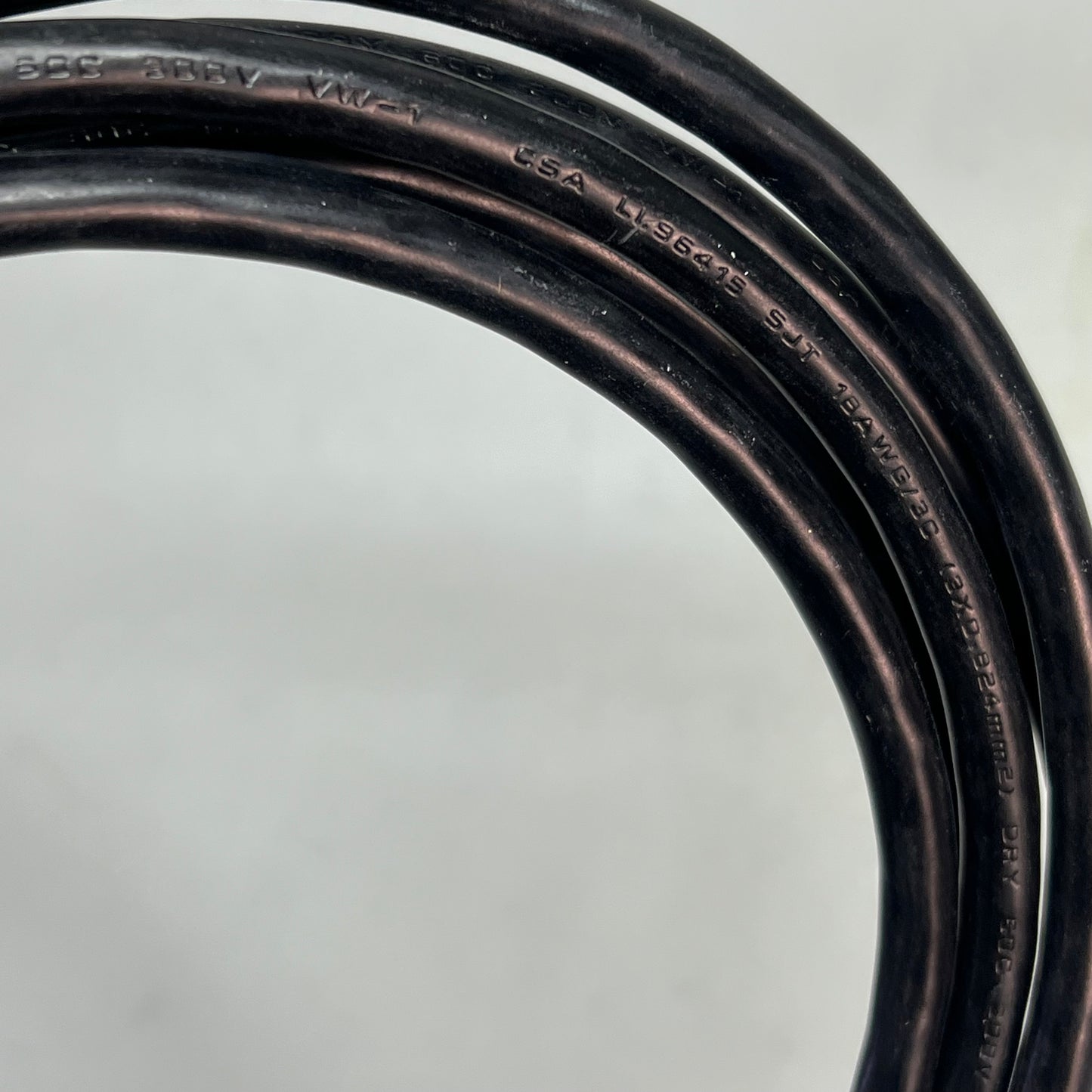 ZA@ NORTH AMERICAN (2 PACK) Power Cords 125VAC 10A NEMA 5-15P 9' / 144" Black