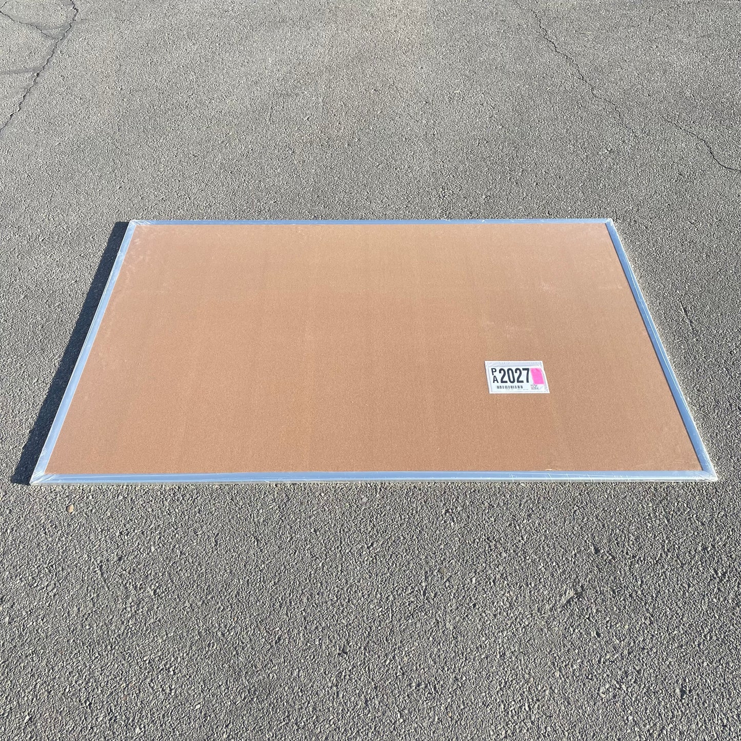ZA@ Pallet of STAPLES Cork Bulletin Board, Aluminum Frame 72”x48” ST52452 (AS-IS)