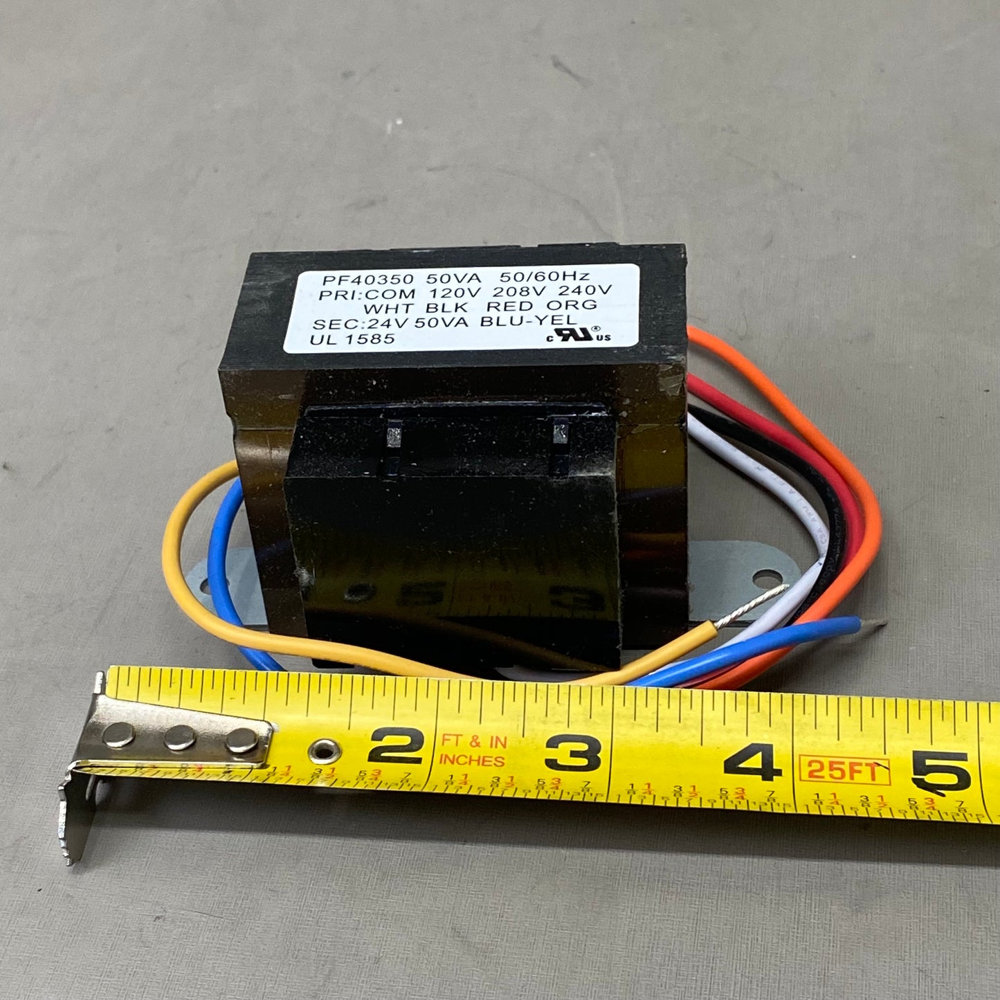 PACKARD Foot Mounted Transformer 120/208-240V Black PF40350 (Distressed Package)