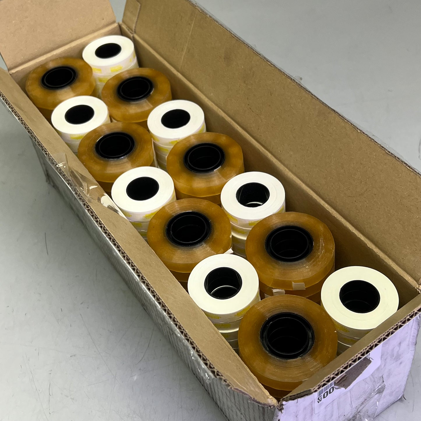 INNOSEAL (84 SETS) Original Refill Tape & Paper 1/2" Width Yellow/Clear 1033