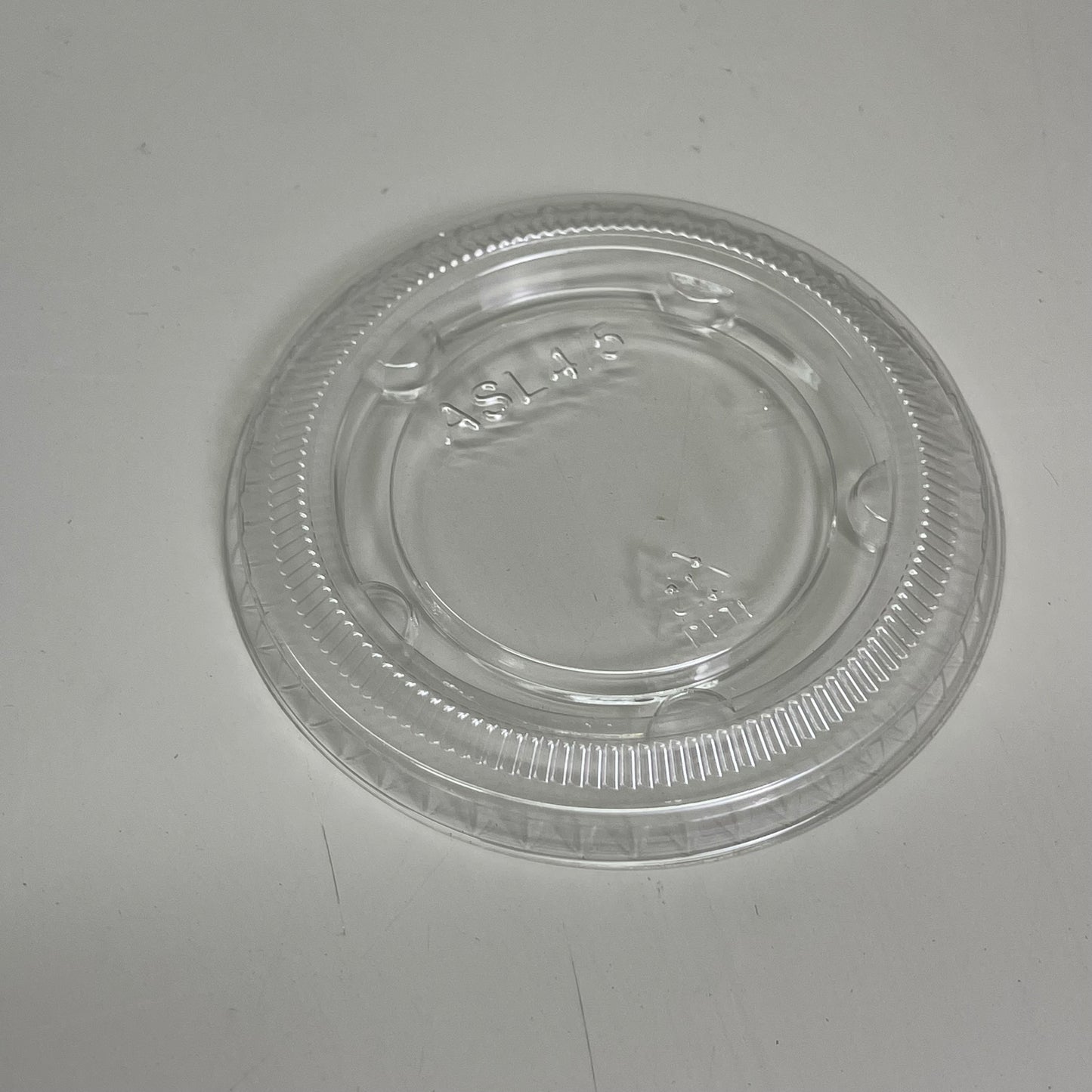 ZA@ Round Disposable Cup Lids ASL4/5 Fits 2 to 4 oz Cups Clear