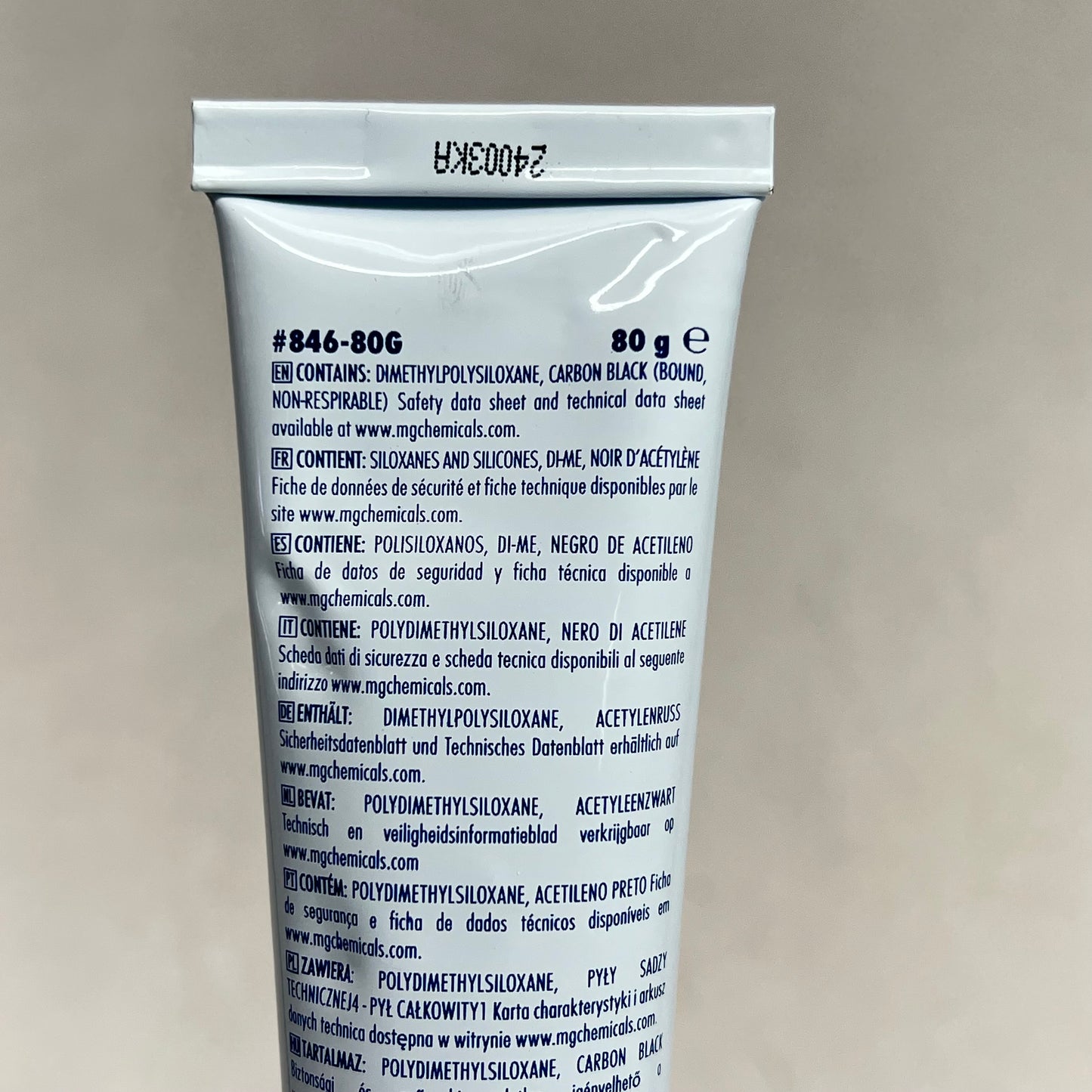 MG CHEMICALS Carbon Conductive Electrical Grease 846 Series 80g Black 846-80G