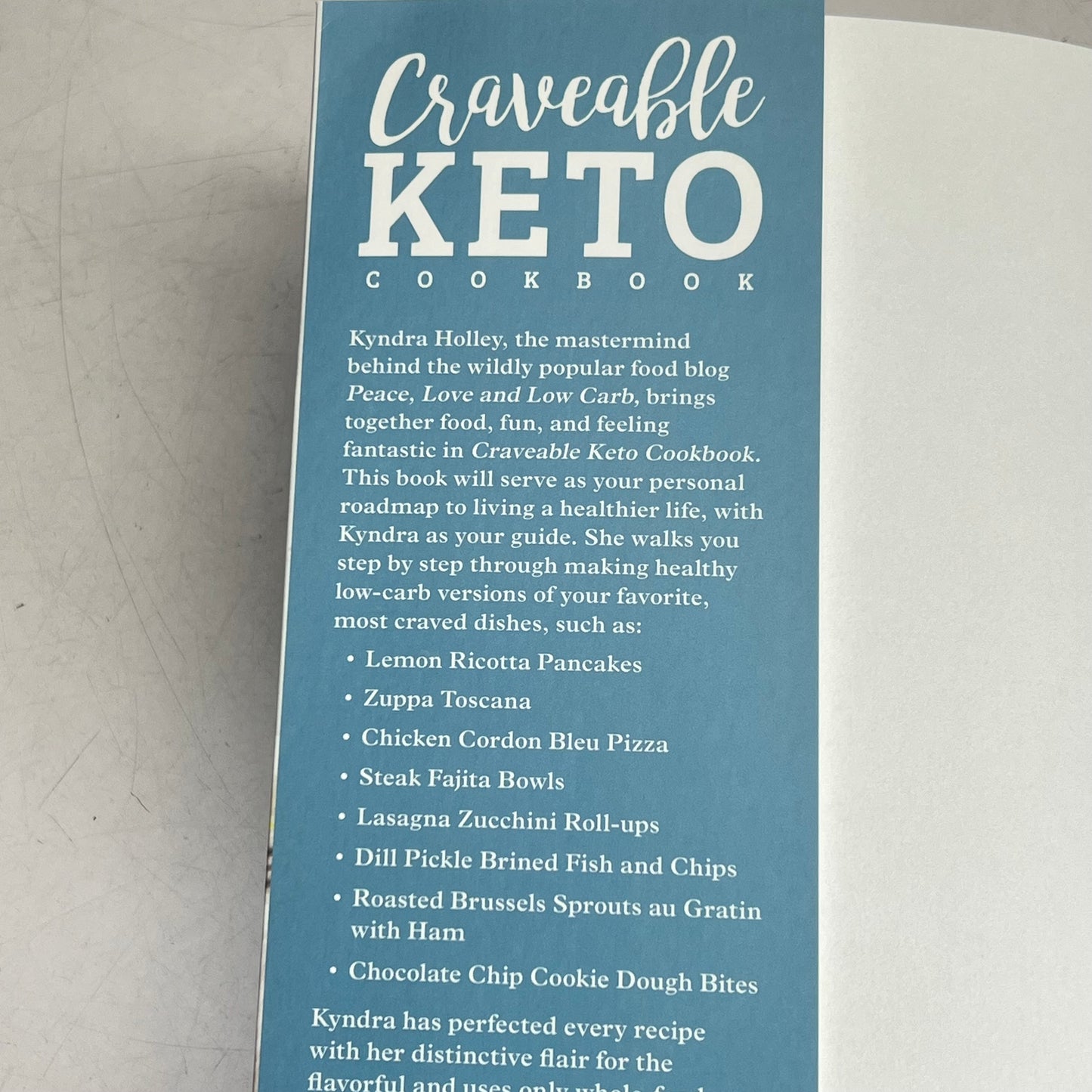 CRAVEABLE KETO Low Carb High Fat Roadmap to Weight Loss Paper Back Book