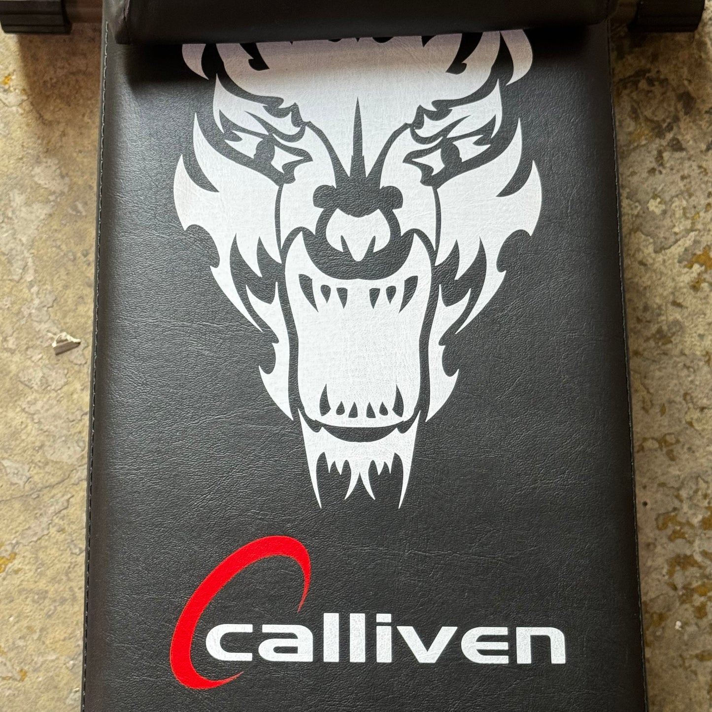 Collapsible Exercise Folding Adjustable Weight Bench  Black/Red Size 46.5"x13.8"18.8"